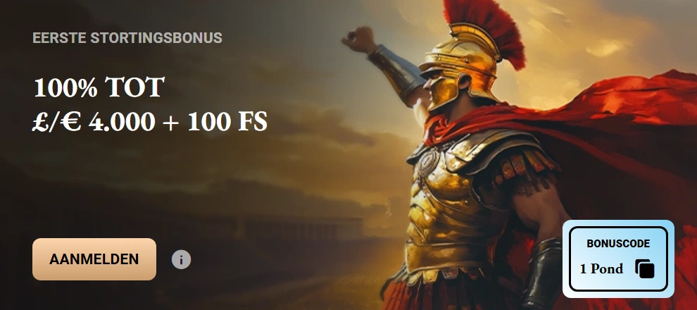 LegionBet Casino Welkomstbonus